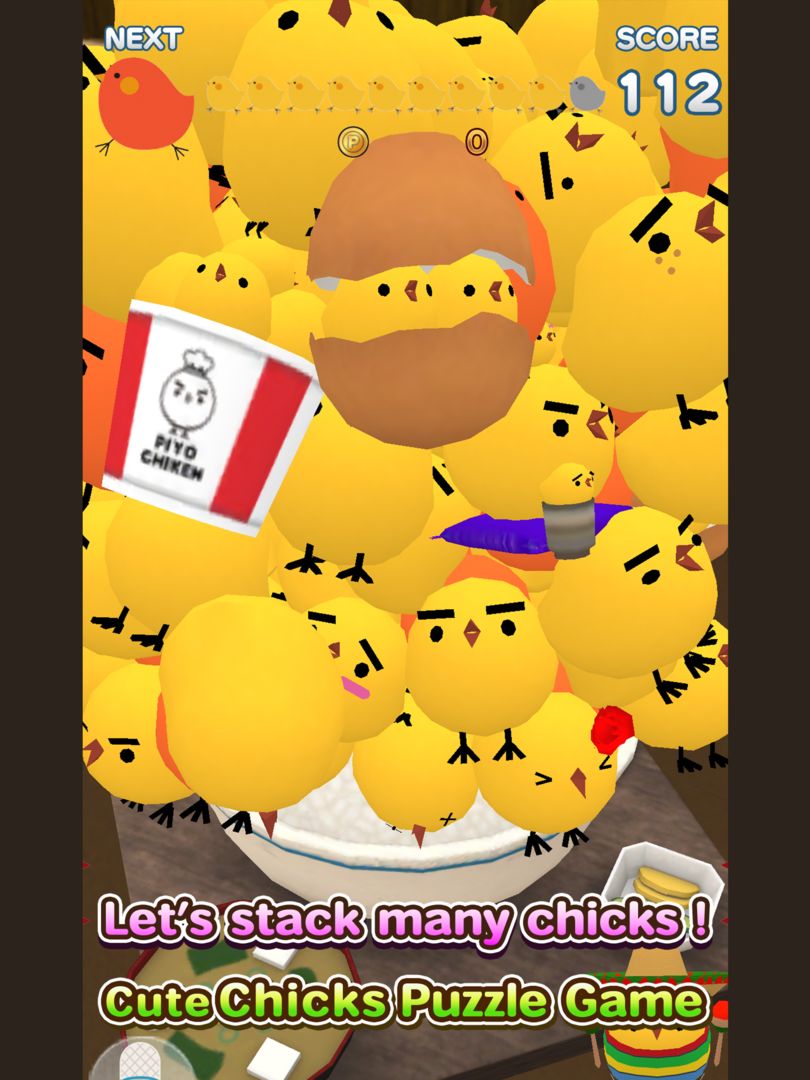 PIYOMORI DX | chick stack 게임 스크린 샷