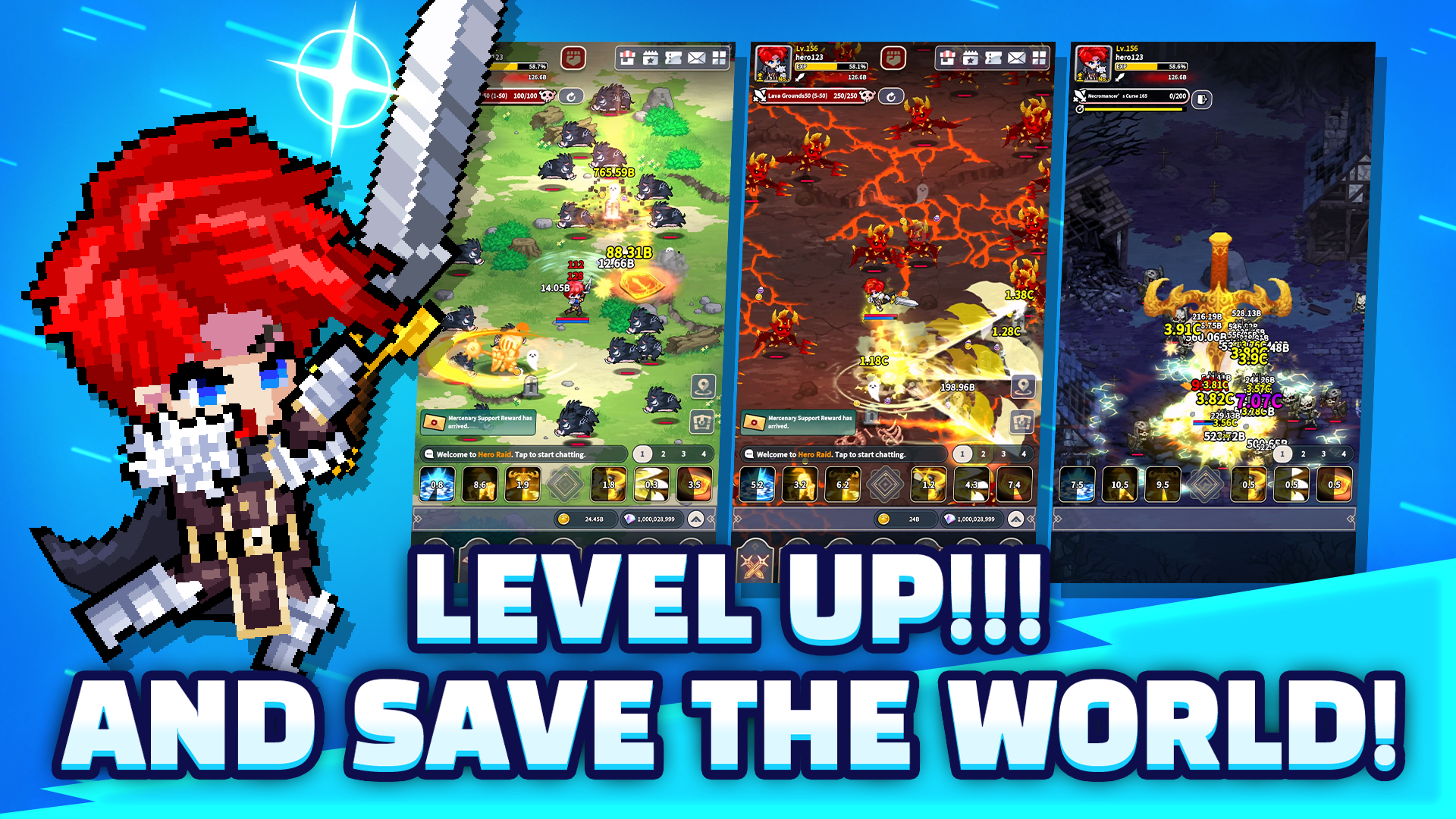 Hero Raid : Idle RPG Game Screenshot