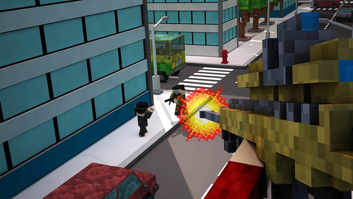Blocky City Sniper 3D ゲームのスクリーンショット