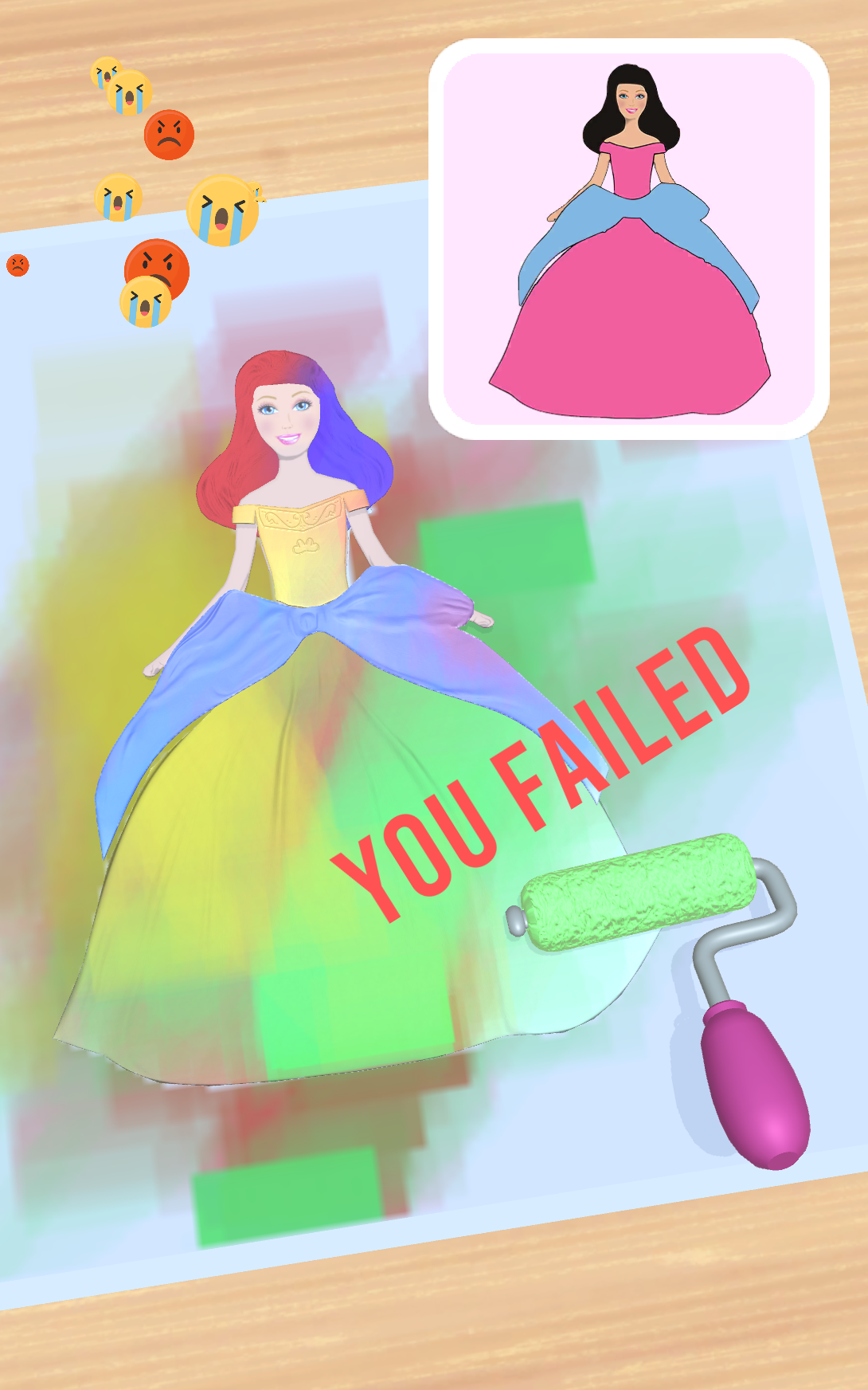 Paint & Color: Stencil World Game Screenshot