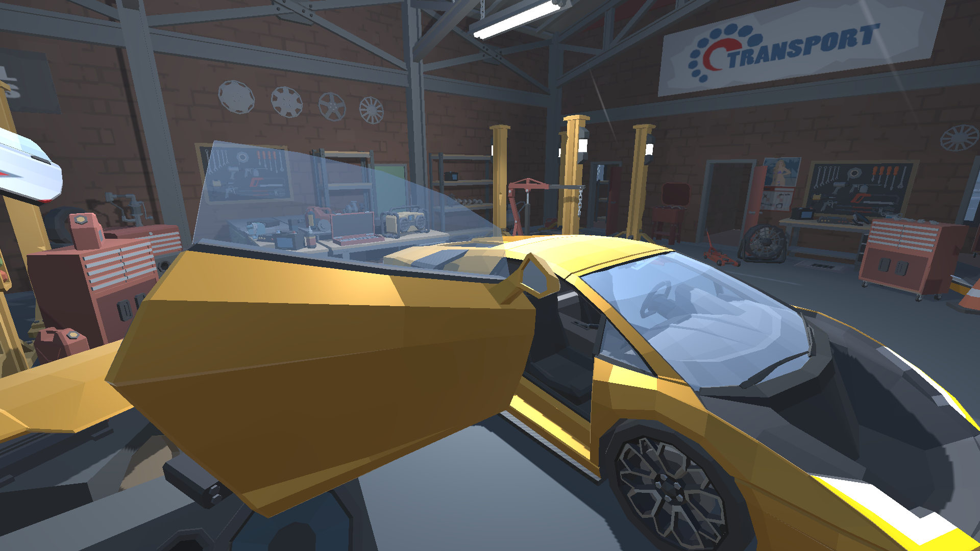 Captura de Tela do Jogo Car Mechanic X Race Simulator