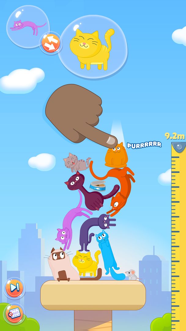 Cat Stack screenshot game