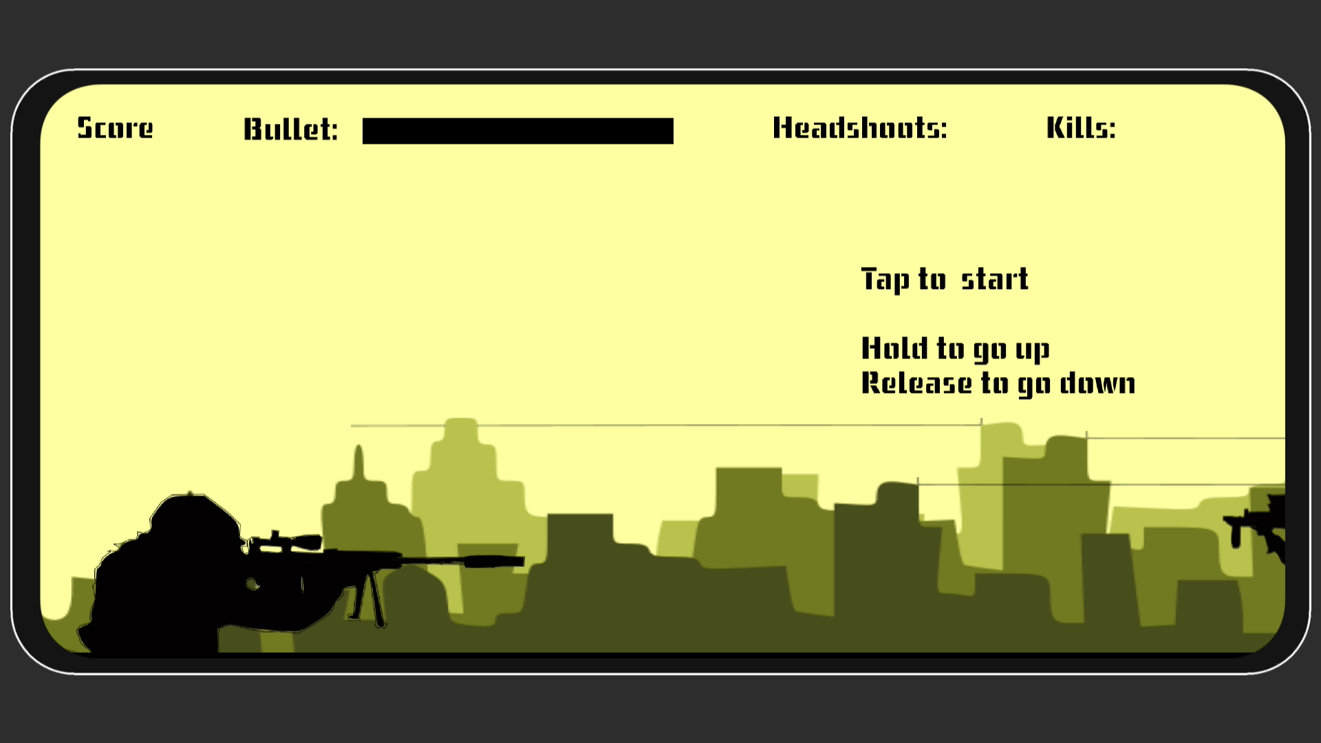 Super Sniper 2D Game Screenshot