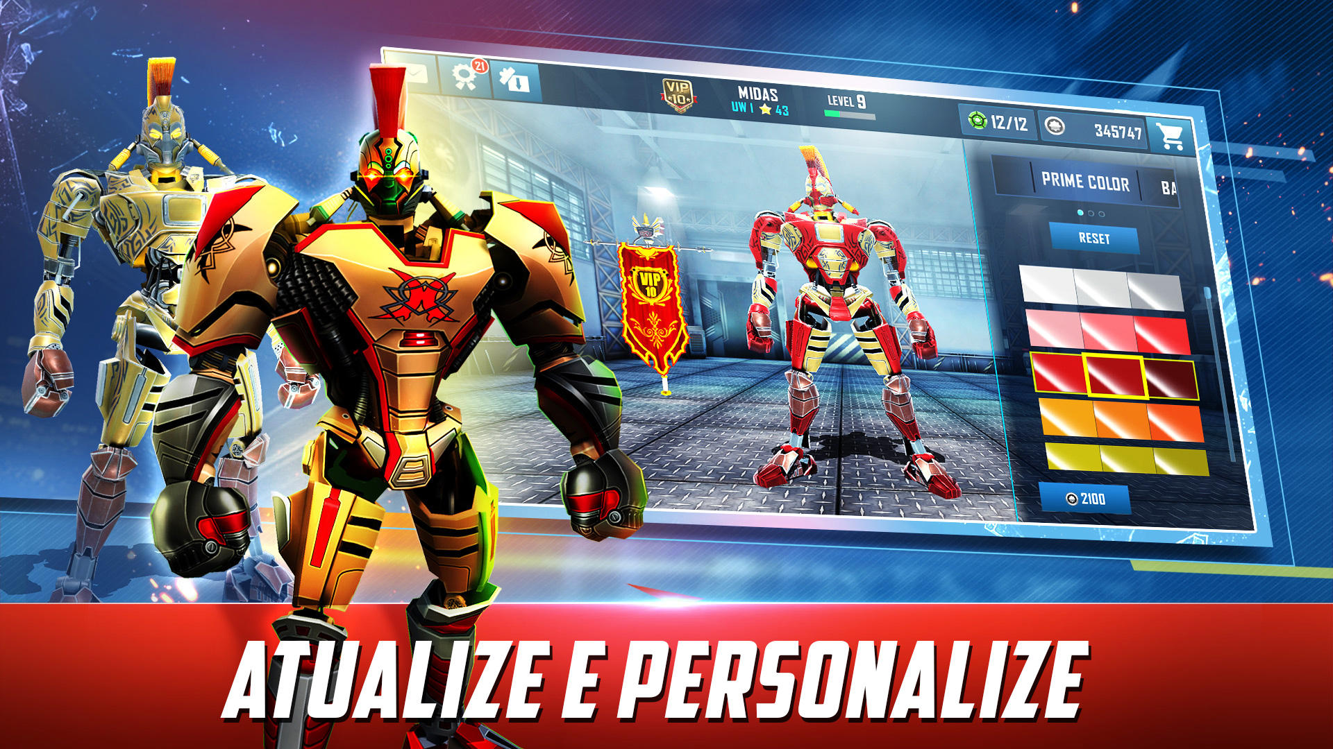 Captura de Tela do Jogo Real Steel World Robot Boxing