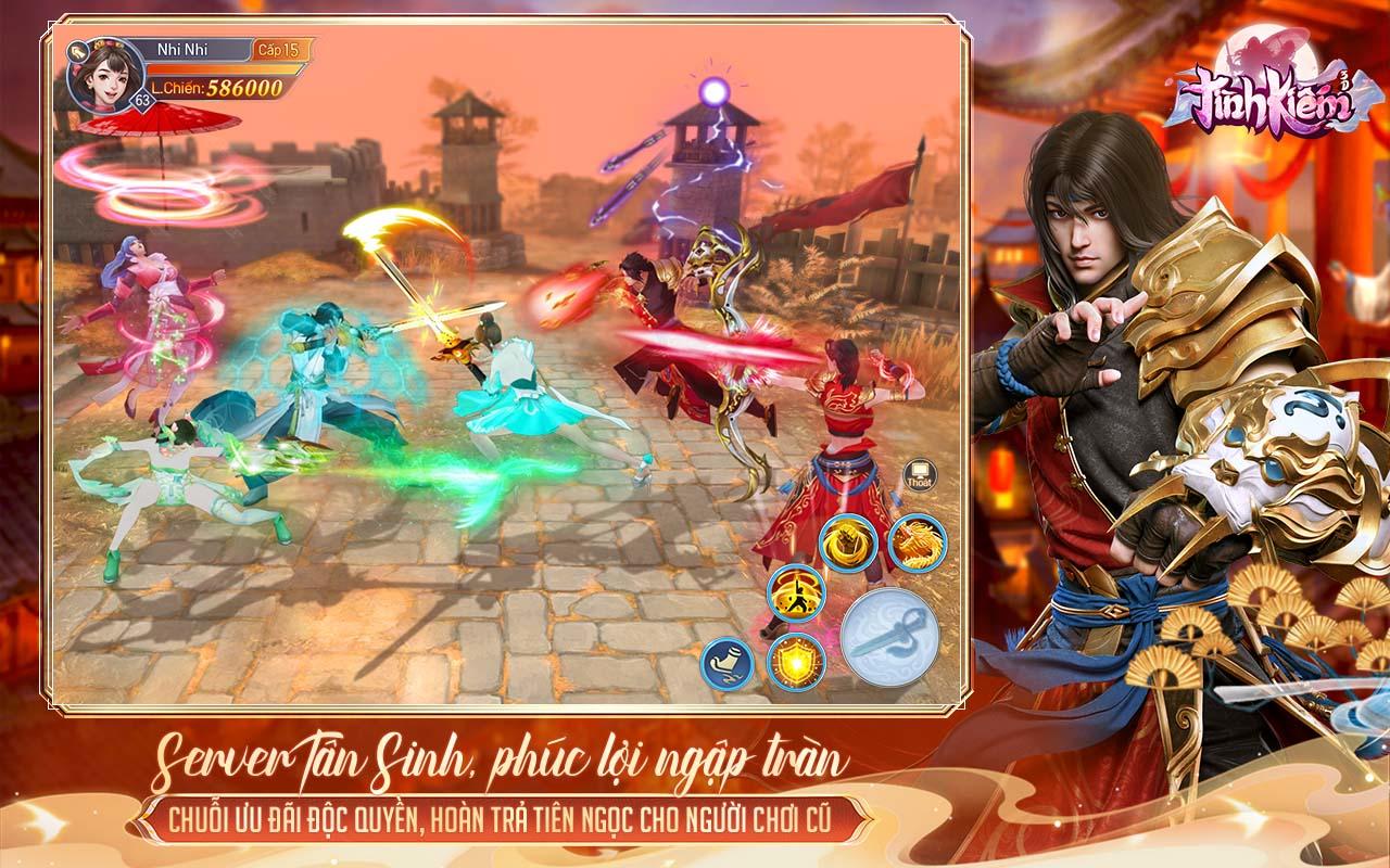 Tình Kiếm 3D-Tam Niên Vạn Phúc Game Screenshot