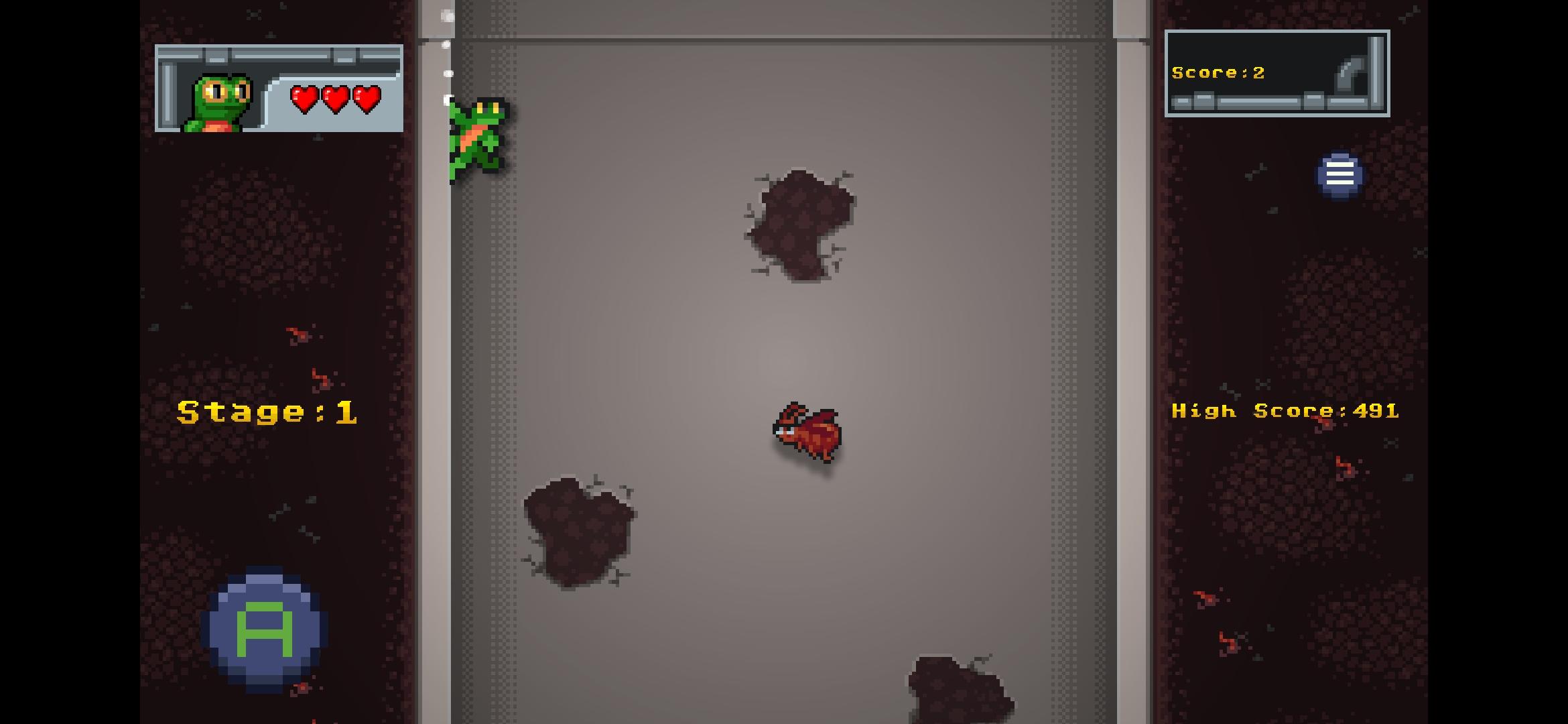 Geko: Entering The Pipe Game Screenshot