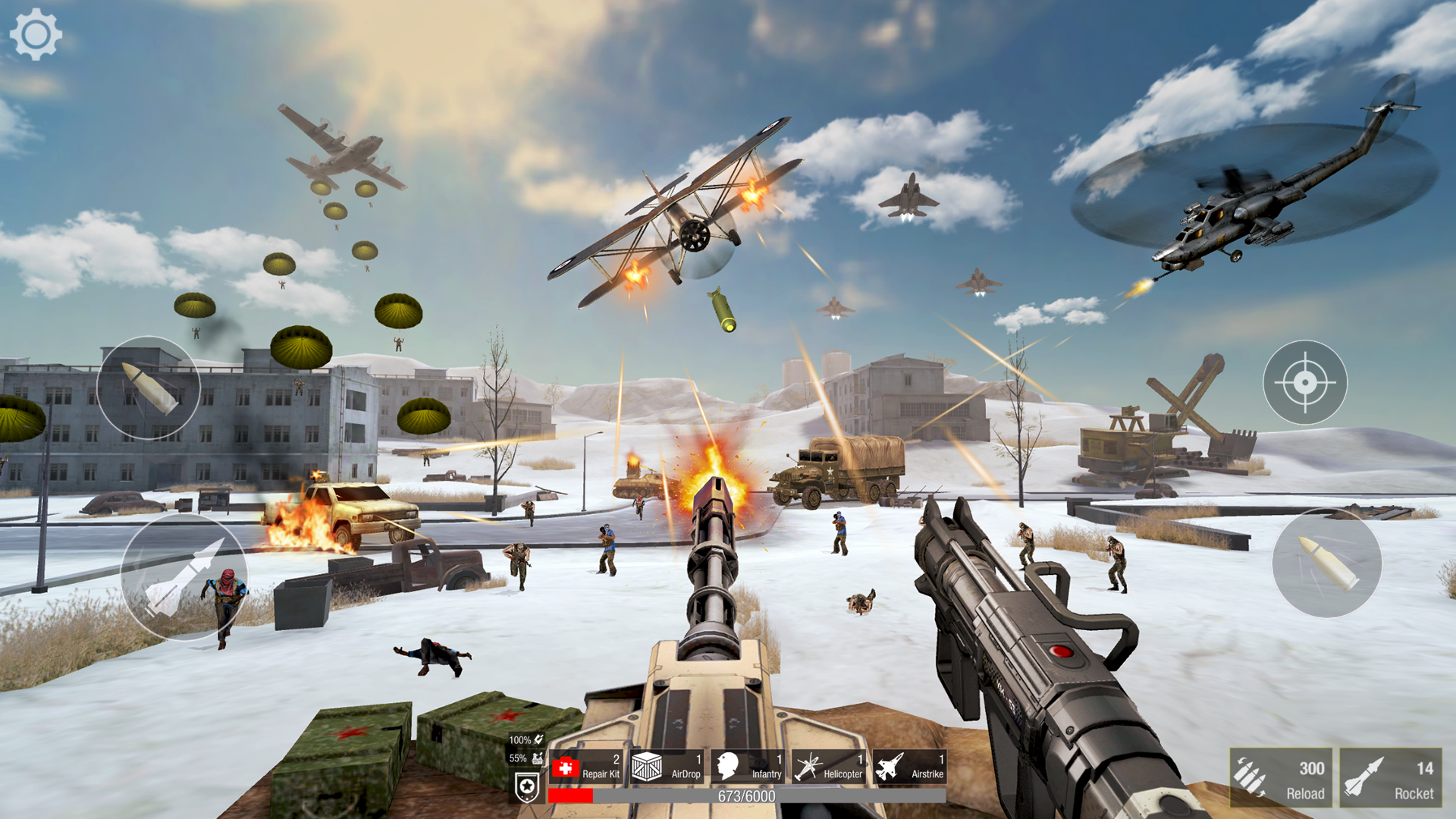 World War: Fight For Freedom ภาพหน้าจอเกม