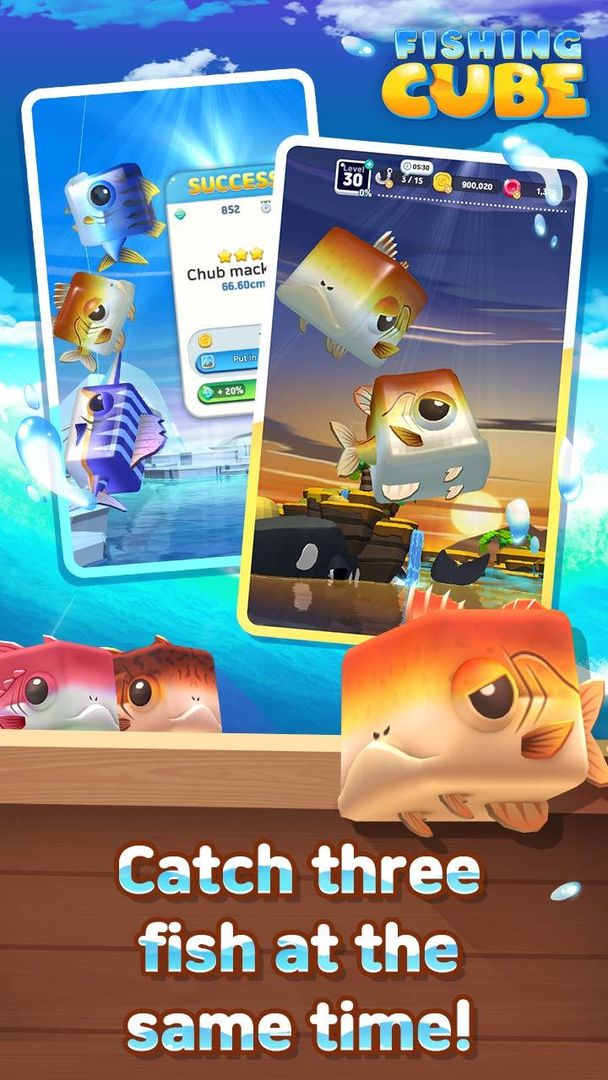 Fishing Cube screenshot game