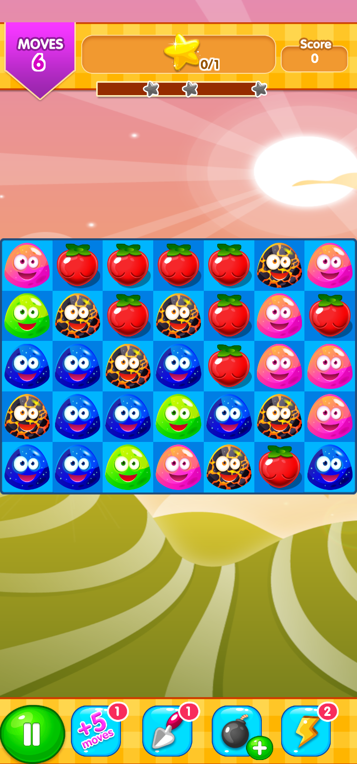 Jelly Blast: Fun Match 3 Game Game Screenshot