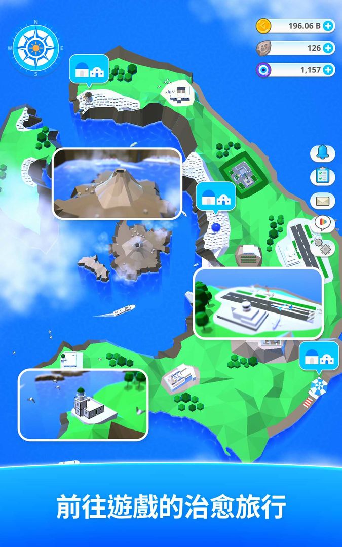 你好！聖托里尼島：島嶼養成類游戲遊戲截圖