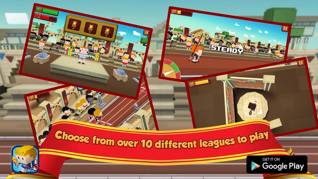 Blocky Athletics (Unreleased) screenshot game
