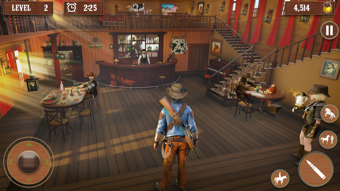 Screenshot of Wild West Cowboy Sniper RPG