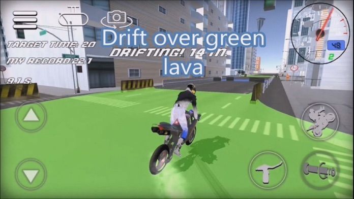 Screenshot of Wheelie Rider 3D