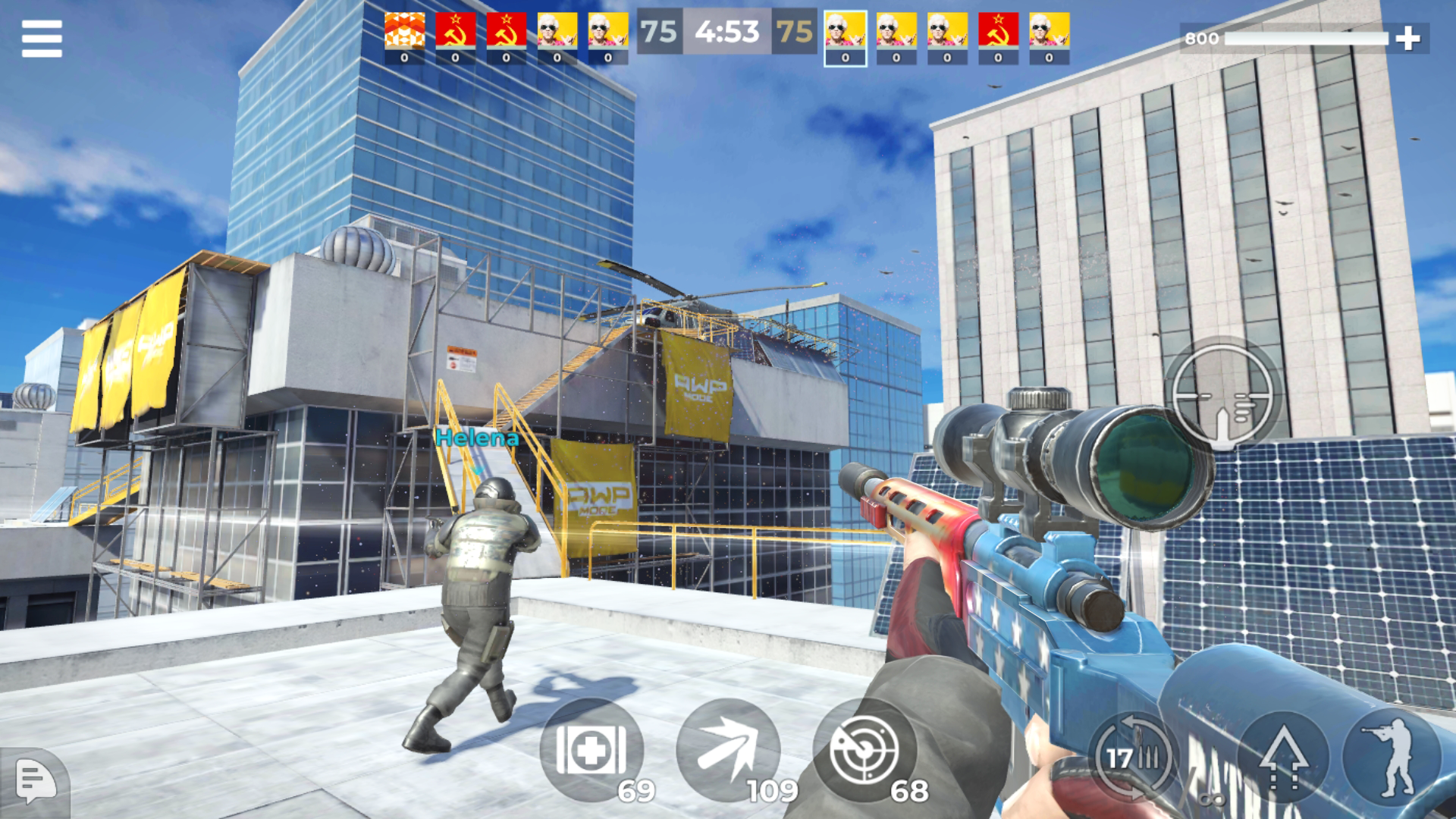 Screenshot 1 of AWP Mode：3D online com snipers 1.8.0