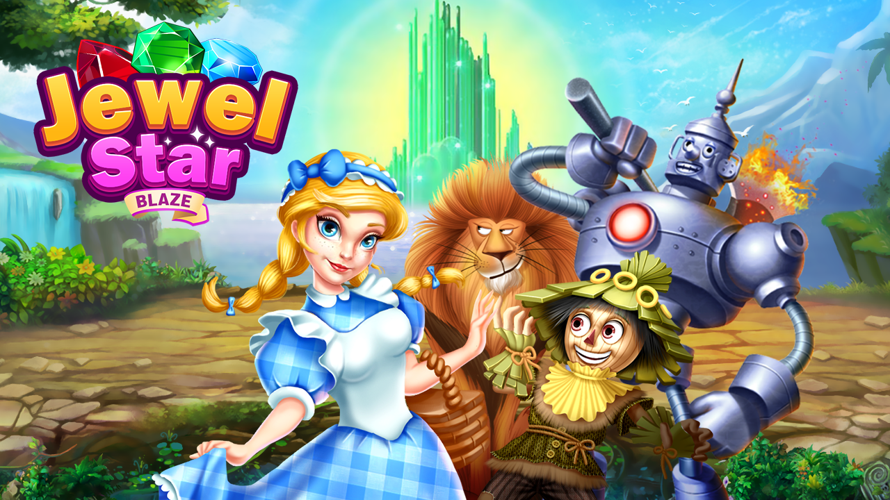 Скриншот игры Jewels Star: OZ adventure