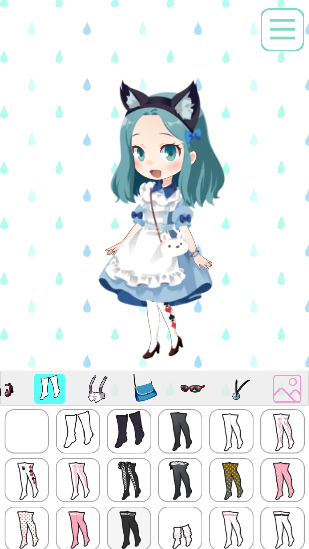 Chibi girl fashion dress