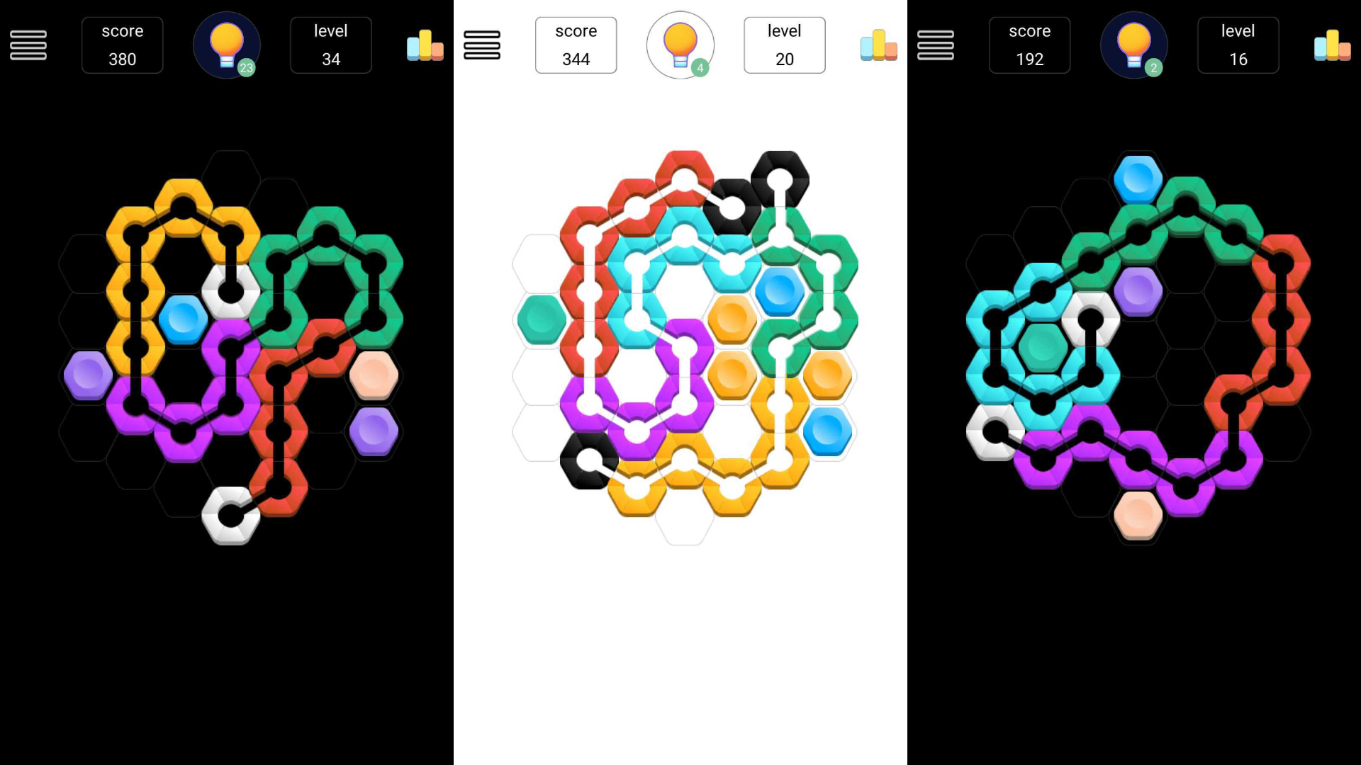 Hexa Flow Game Screenshot