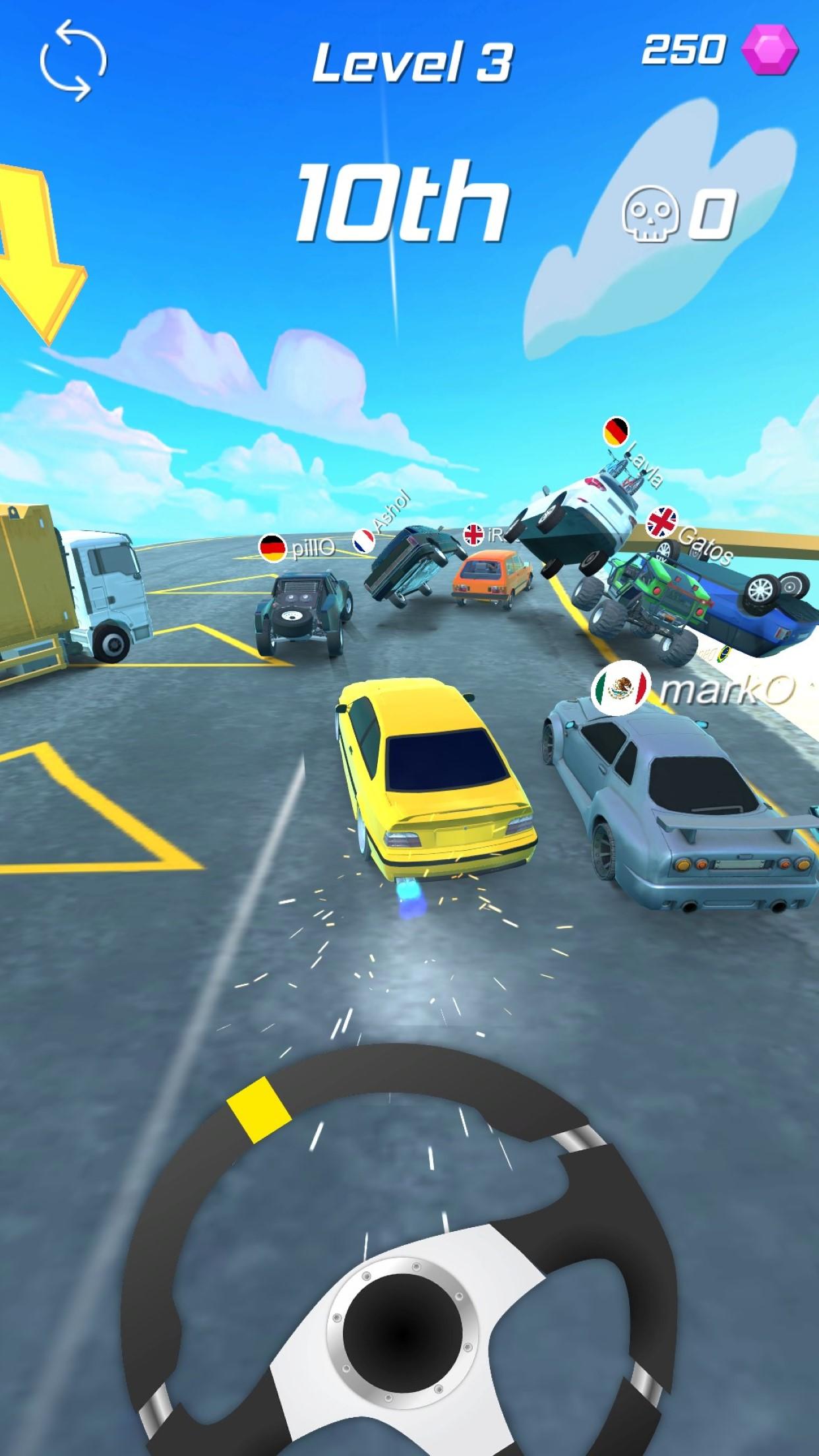 Car Stunt Race 3D Game Screenshot