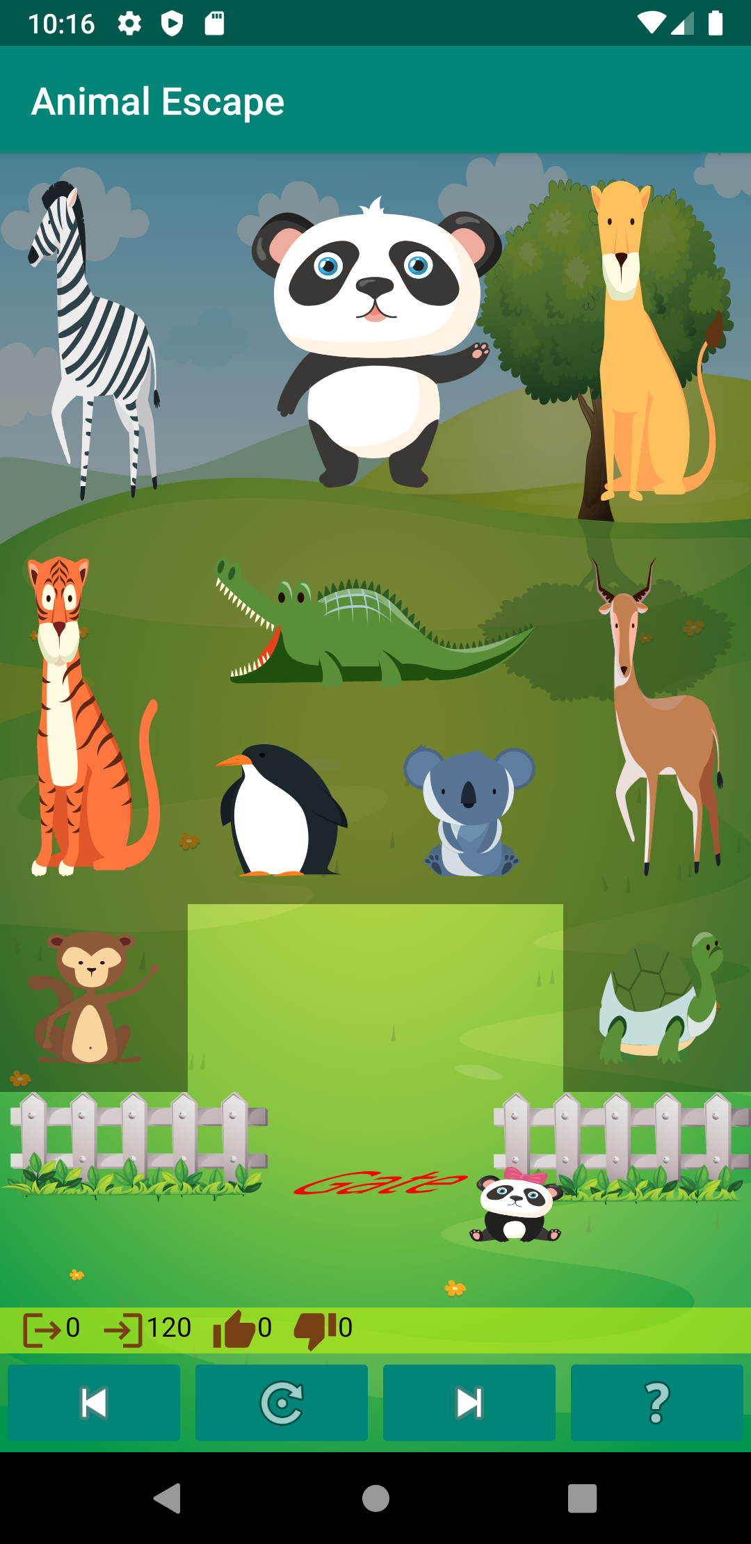 Animal Escape screenshot game