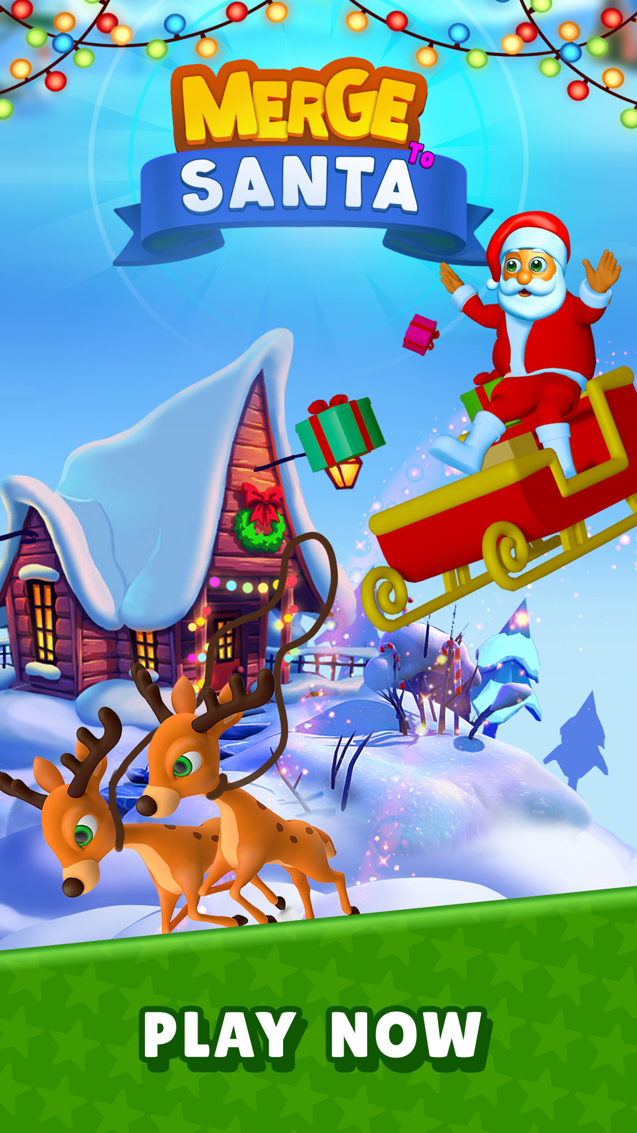 Merge to Santa: Fun Merge Game Screenshot