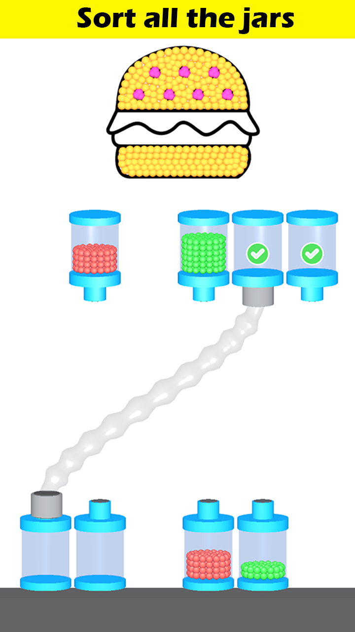 Pipe Sort 3D Game Screenshot