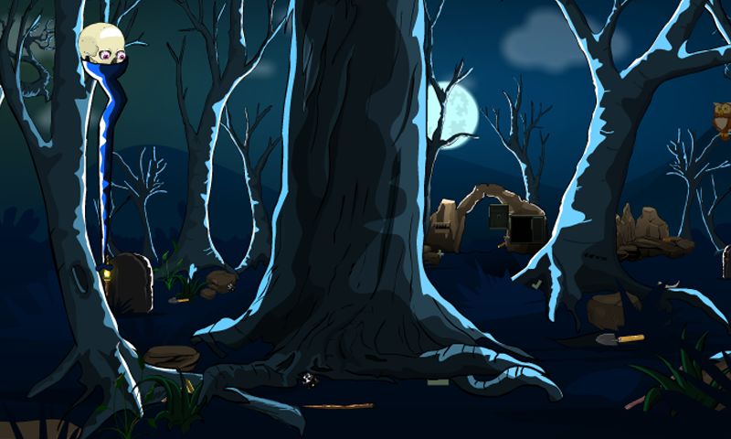 Gloomy Moon Forest Escape ภาพหน้าจอเกม