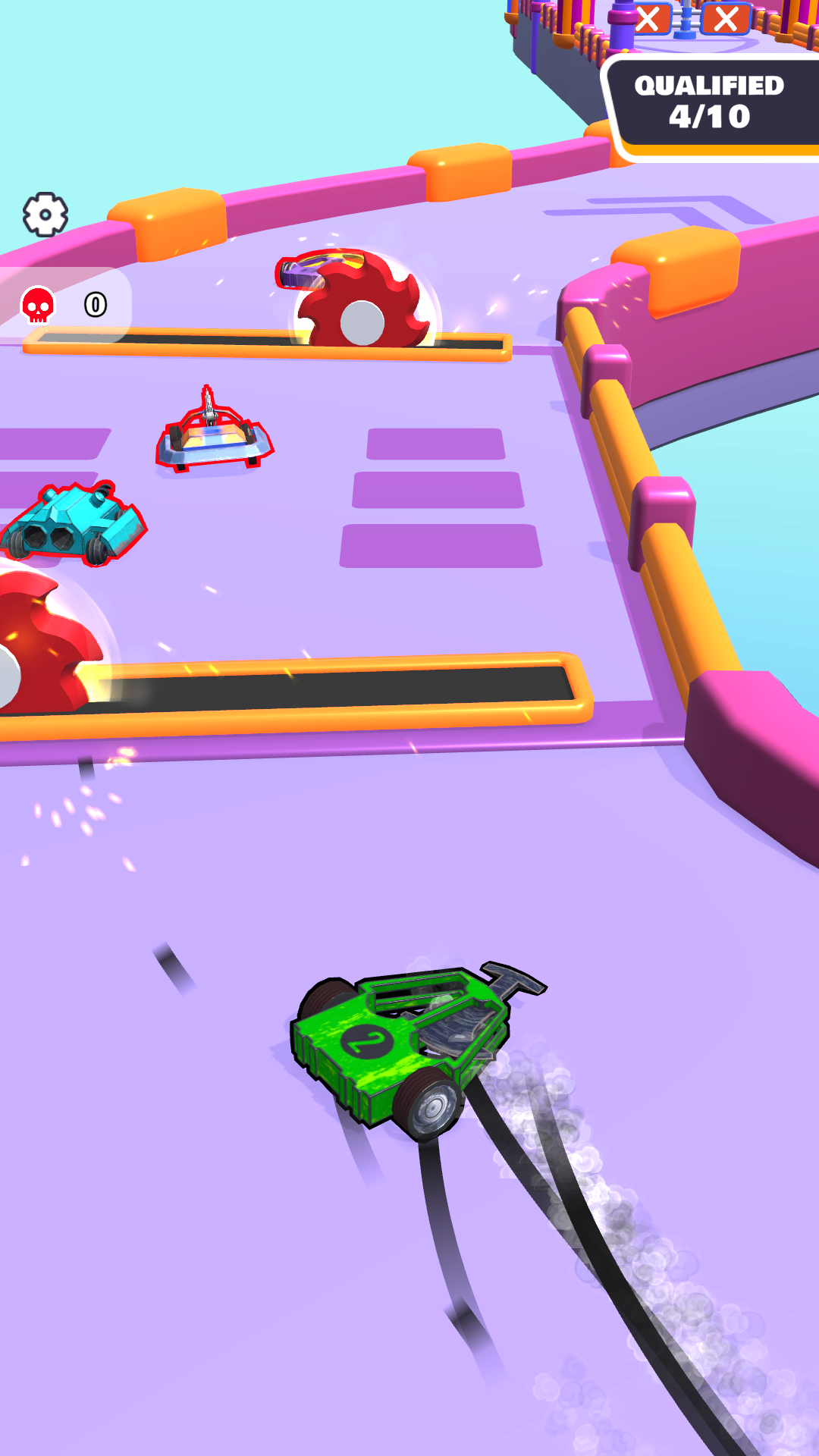 Robo Race Wars Game Screenshot