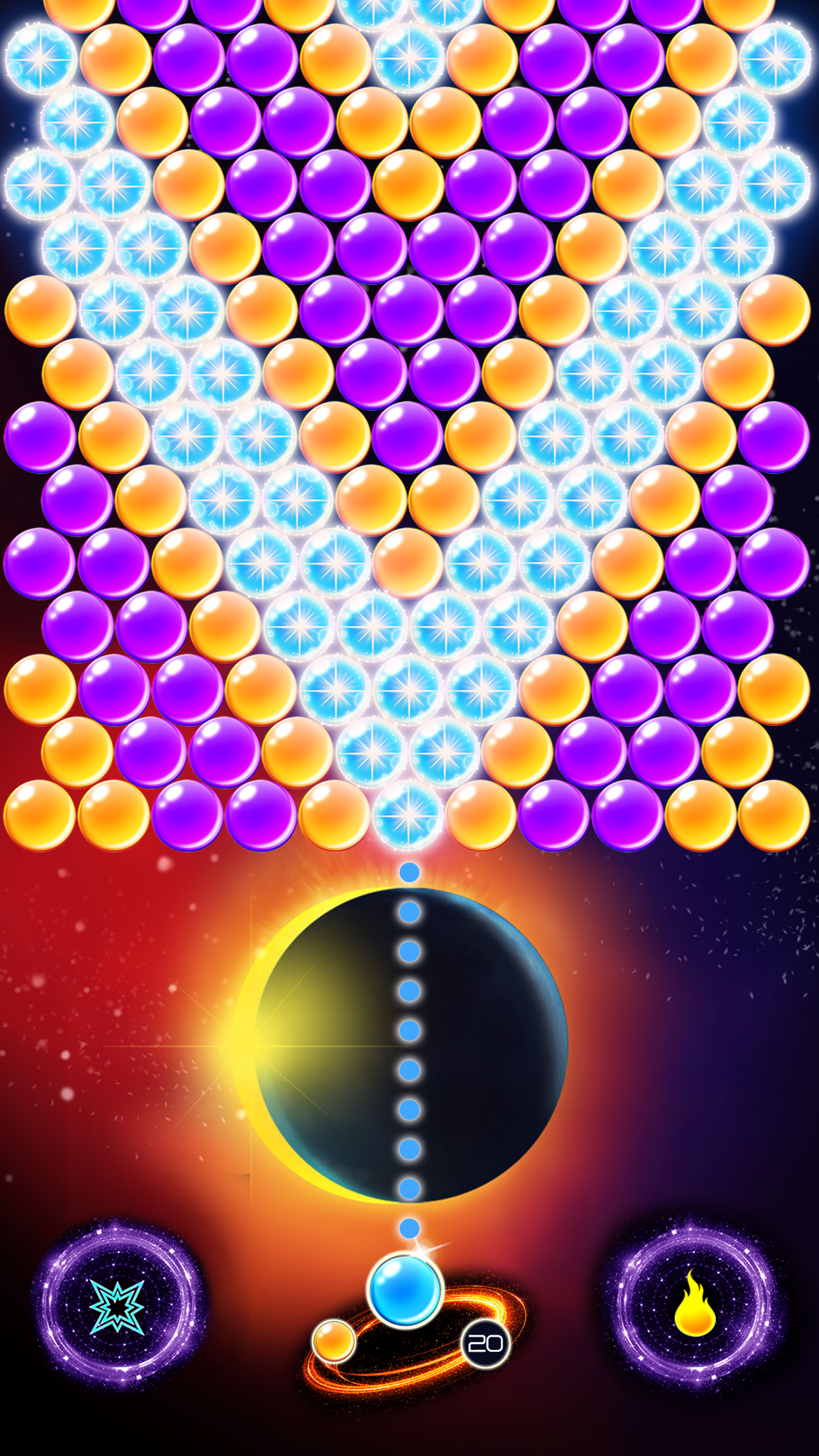 Скриншот игры Bubble Eclipse
