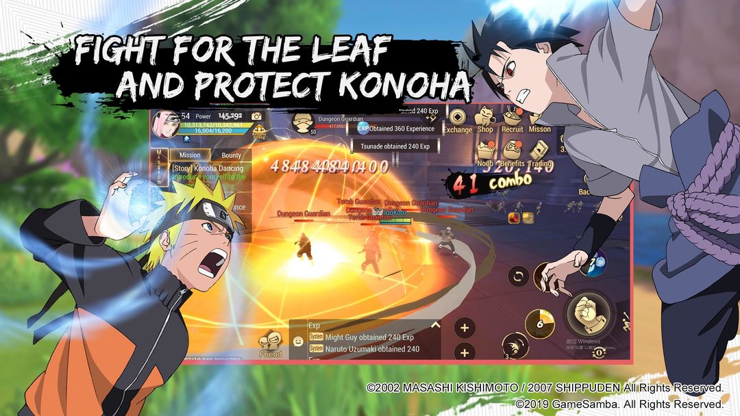 Screenshot of Naruto: Slugfest