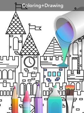 Princess coloring book Game Screenshot