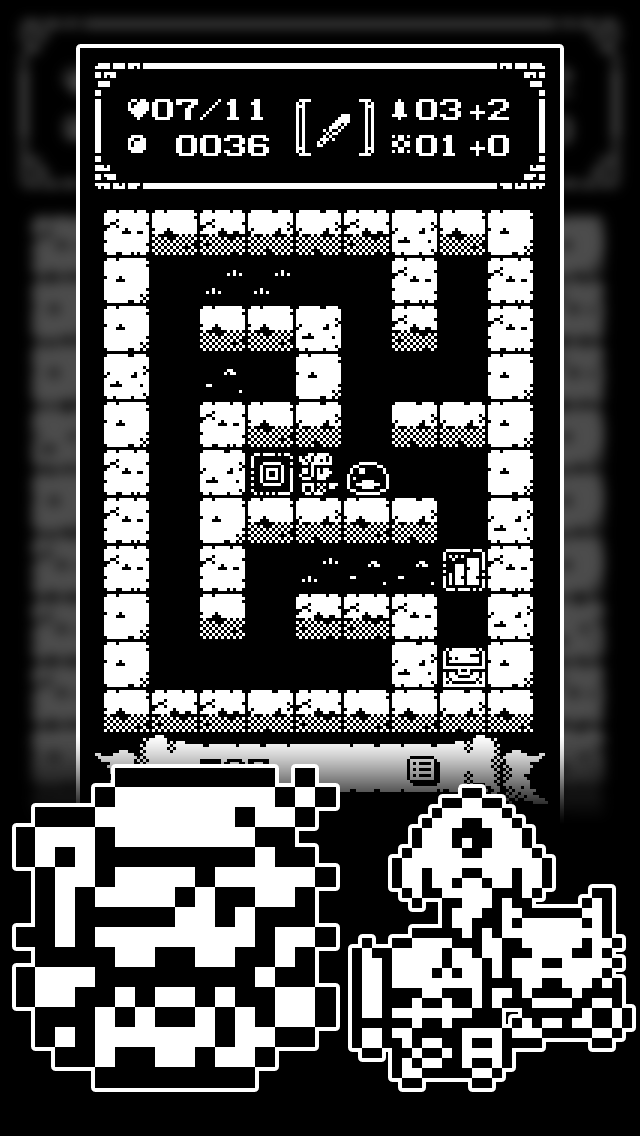 1-Bit Rogue Game Screenshot