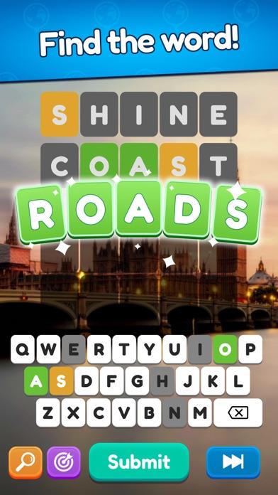 Word Roads Game Screenshot