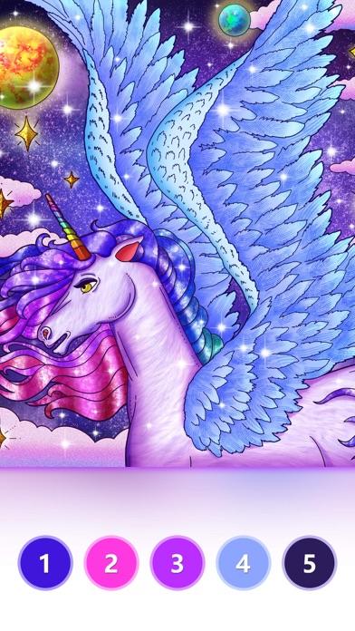 Tap Color: 秘密花园数字涂色游戏 Game Screenshot