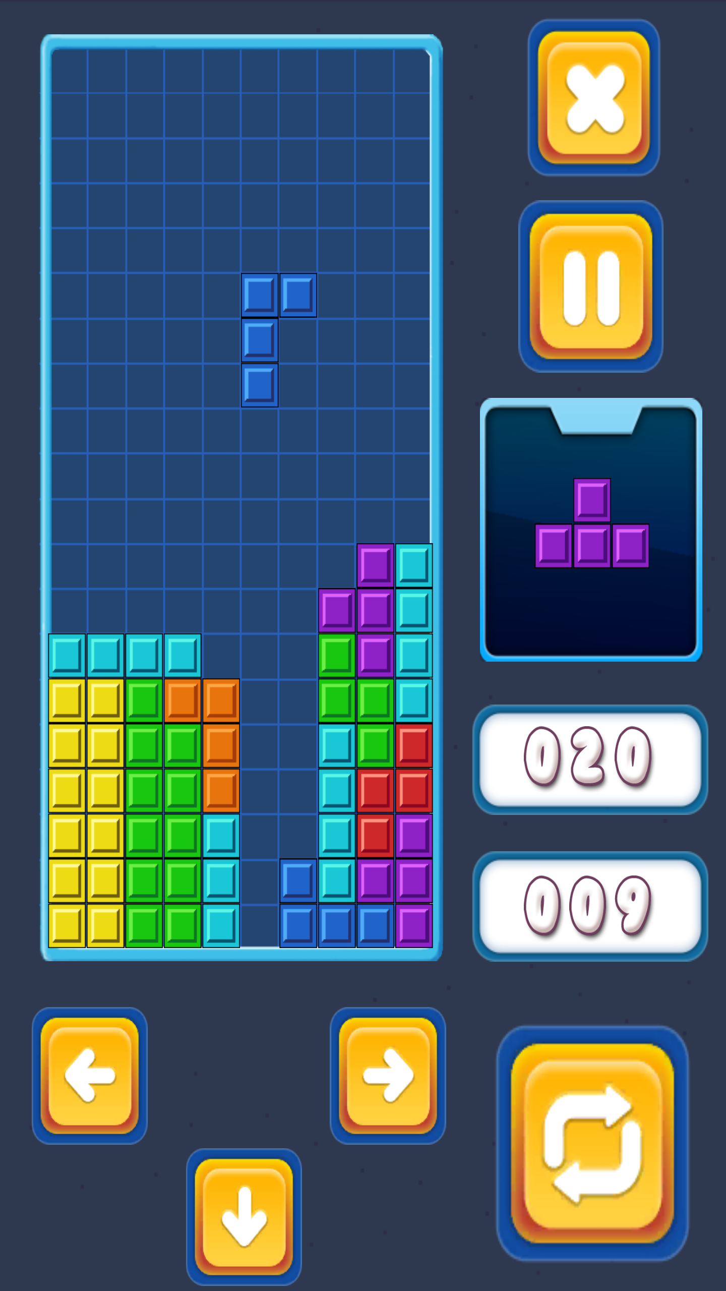 Brick Classic Tetris Game Screenshot