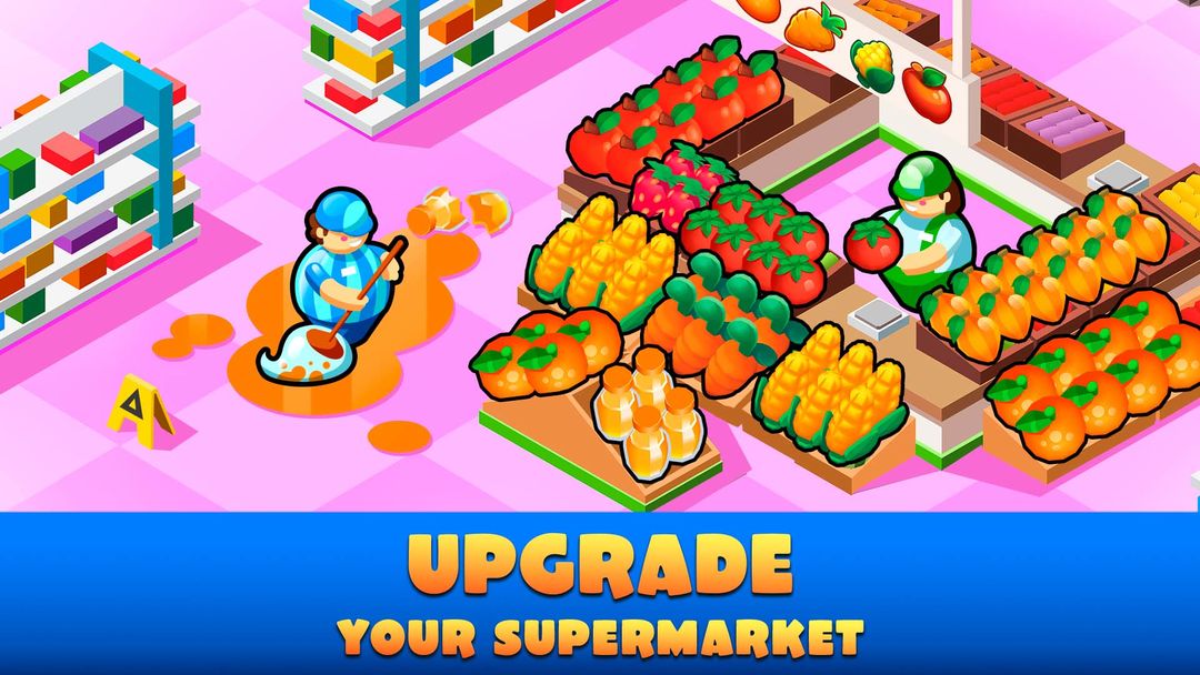 Idle Supermarket Tycoon - Tiny Shop Game 게임 스크린 샷