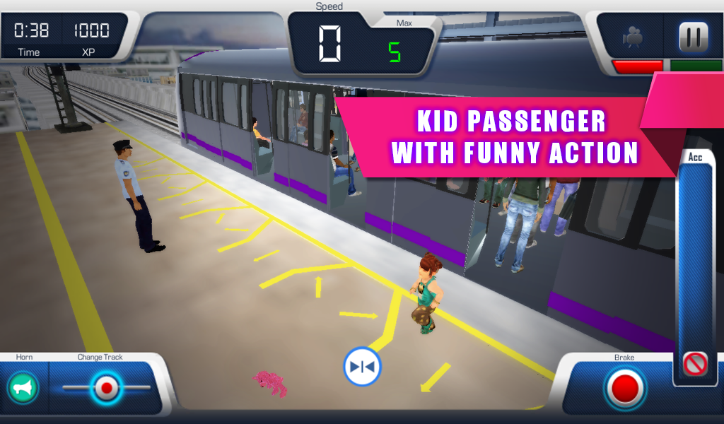 Screenshot of Bangalore Metro Train