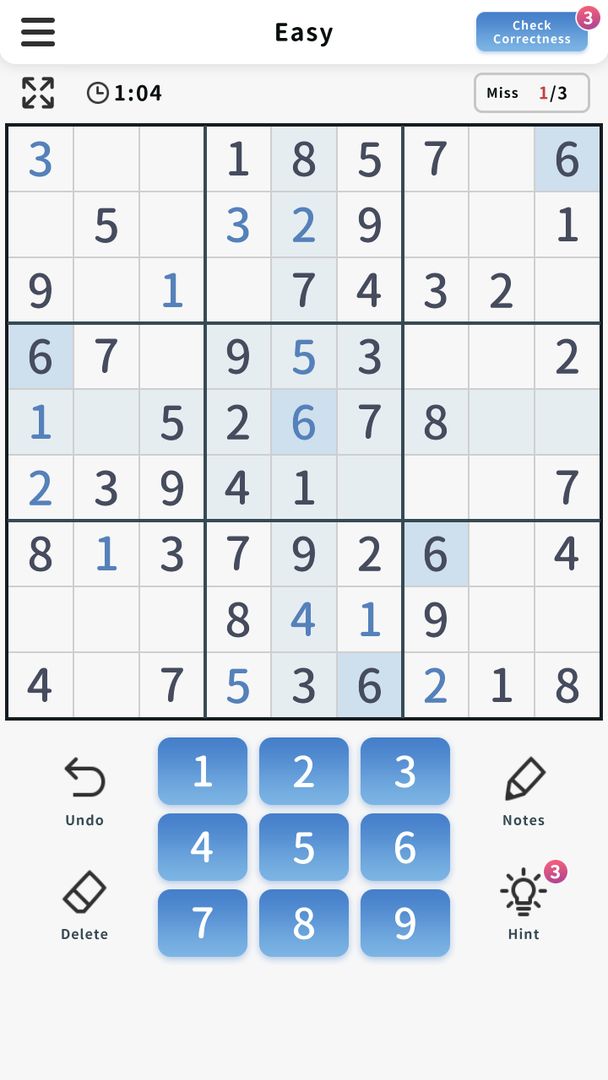 Sudoku - Sudoku puzzle game screenshot game
