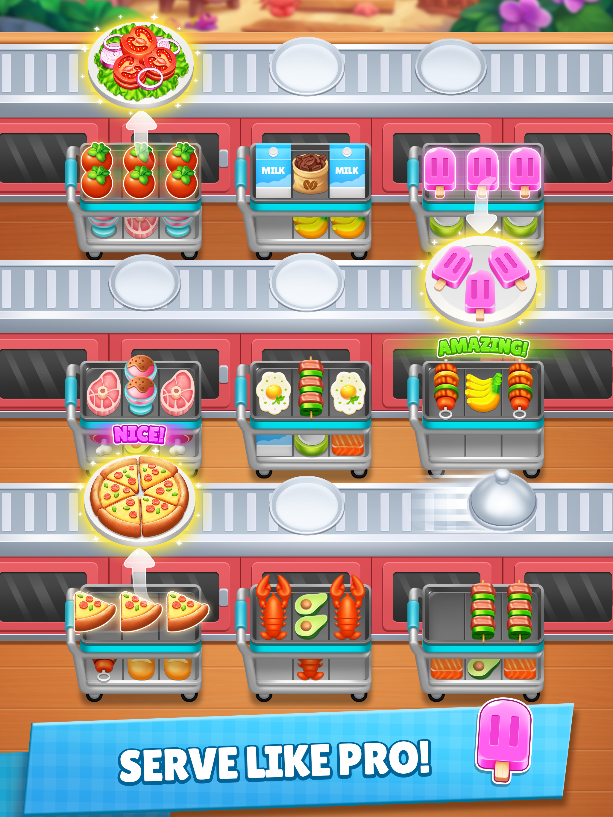 Grill Sort – BBQ Skewer Match Game Screenshot
