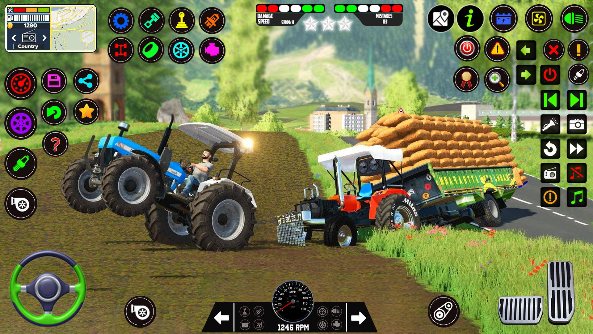 Screenshot of Indian Tractor Farming Games