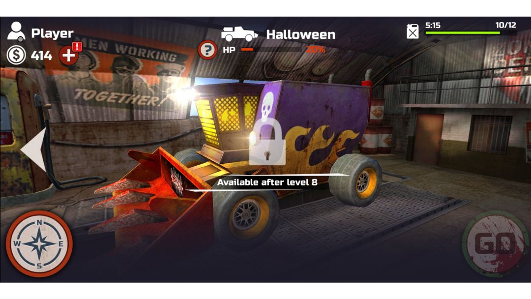 Screenshot of Zombie World - Racing Game