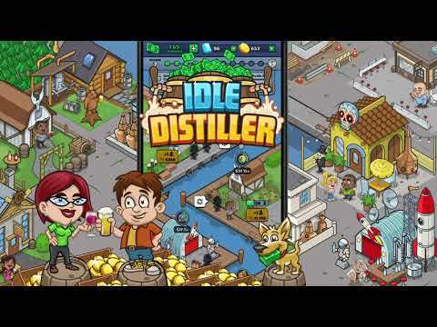 Screenshot of the video of Idle Distiller Tycoon Game