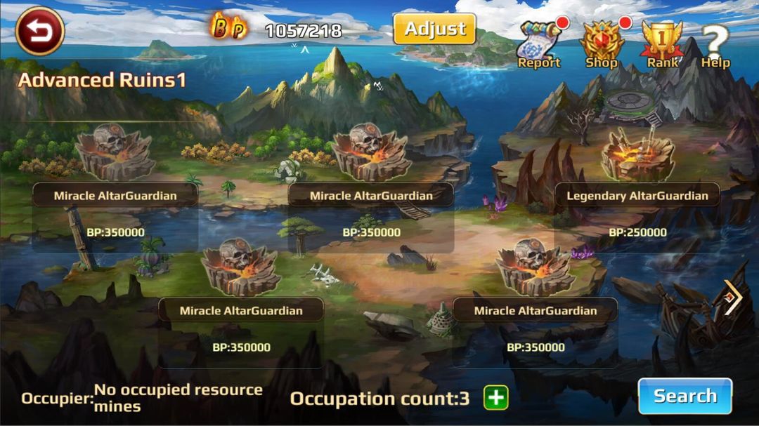 Screenshot of Mega Summoner