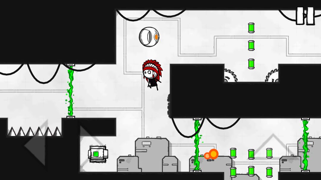 Screenshot of Deadroom -brain exploding game