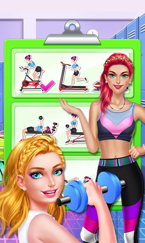 Fit Girl - Workout Beauty Spa 게임 스크린 샷