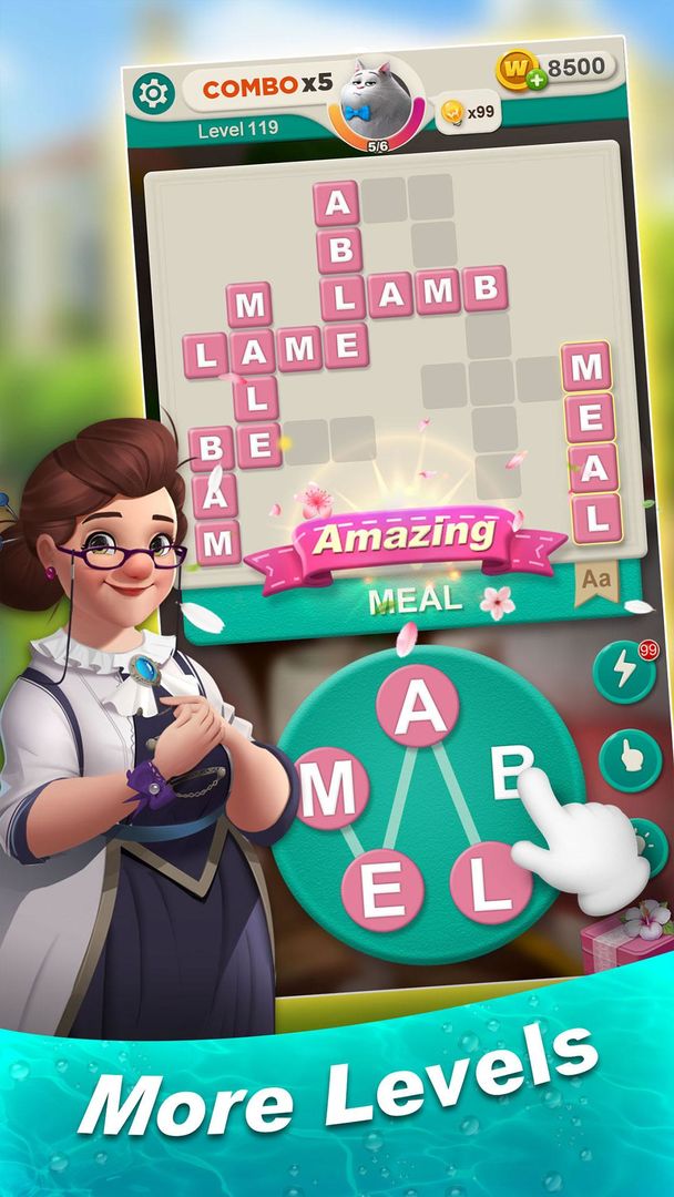 Screenshot of Word Villas - Fun puzzle game