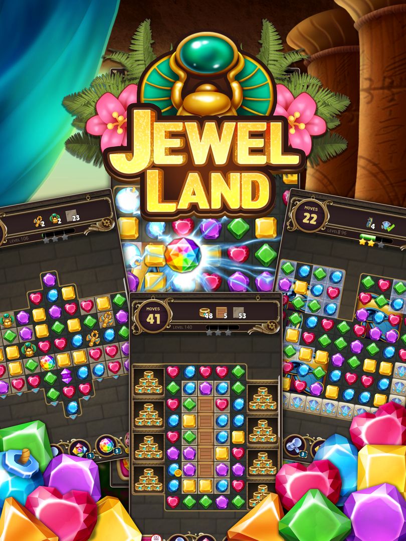 Screenshot of Jewel Land : Match Masters