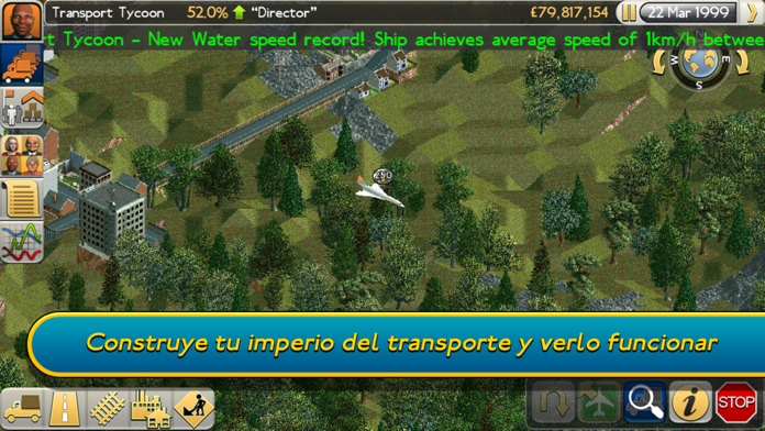 Captura de Pantalla del Juego Transport Tycoon