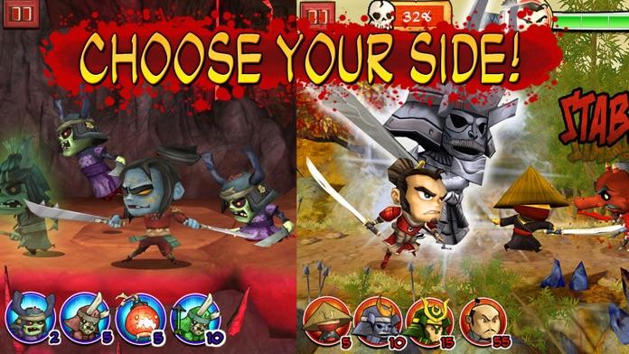 Скриншот игры Samurai vs Zombies Defense