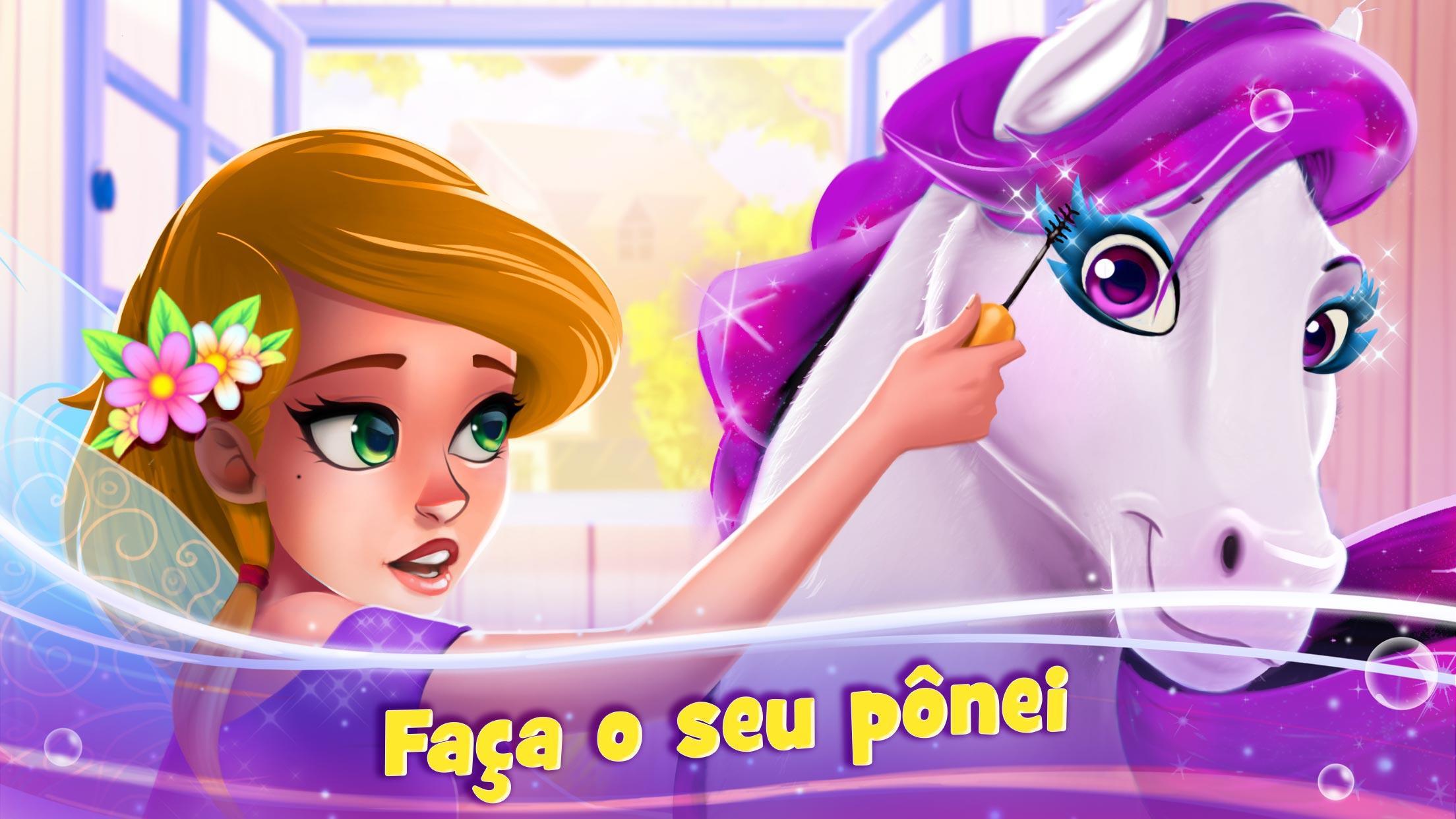 Captura de Tela do Jogo Cuide dos Cavalos e Pôneis