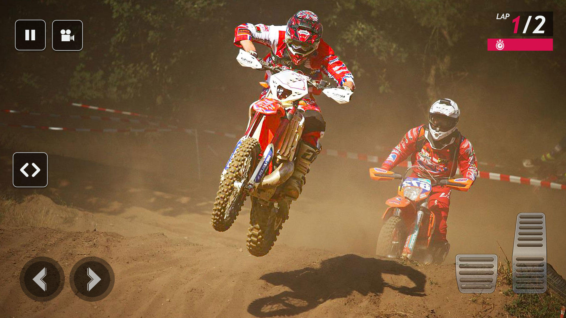 Screenshot of Dirt Bike Race Motocross Games